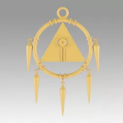 Yu Gi Oh Yugioh Duel Monsters Ryo Bakura Necklace Cosplay Prop