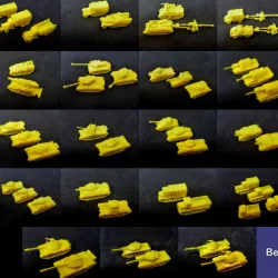 1-200 Tanks and Vehicles Pack 4