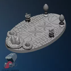 $1.50100 mm oval Hatchery base