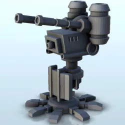 $1.75Anti-air mobile turret - Science fiction SF sCIFI