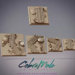 $1.99Bamboo Bridge Square Base Pack (4pcs)