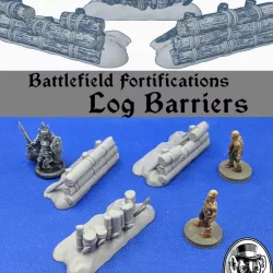 $1.99Battlefield fortifications - Log Barricades