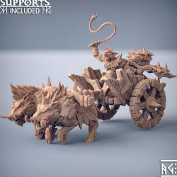 $10.00Blackrazor Chariot & Troops - Blackrazor Hobgoblin Terrain Piece