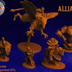 $13.00Alliance army - 28 mm miniatures 3D print models