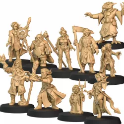 $14.5010 Wizard Races: Gnome, Dwarf, Necromancer, Tiefling, Elf, Human...