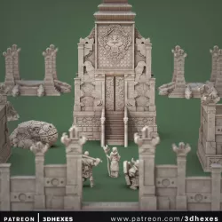 $15.00Baronghan Temple - Scenery Set