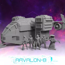 $19.95Arvalon-8 Zimeons' Crew and the Mako V2