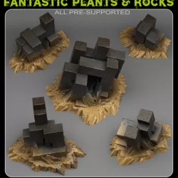 $2.50ABSTRACT DESERT ROCKS