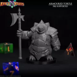 $2.99Armoured Tortle Miniature - Pre-Supported