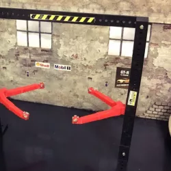 2 Post Car lift 1:24 Scale