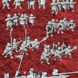 $25.0015mm Breton Dwarfs - Army Bundle