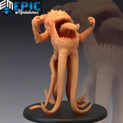 $3.90Abyssal Lurker Screaming / Underwater Tentacle Creature / Alien Eye