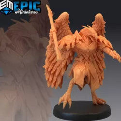 $3.90Bird Folk Eagle Spear / Flying Birdfolk Race / Classic Avian Humanoid