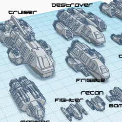 $3.99A Billion Suns - The Mellivoarn Fleet of Spaceships