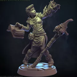 $3.99Apprentice Mage 32mm (Pre-supported)