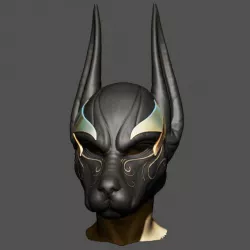 $30.00Anubis Helmet For Cosplay 3D print model