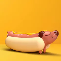 3D Modeling National Hot-dog Day