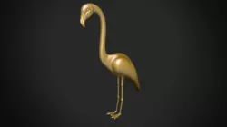 3D Printable flamingo