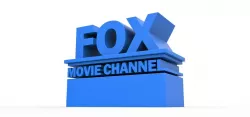 3D printable FOX movie channel logo