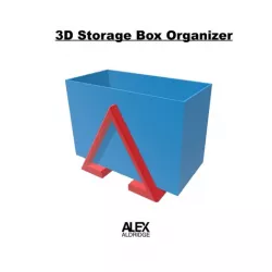 3D Storage Box Organizer
