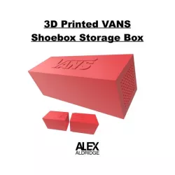 3D VANS Skateboard Shoebox Storage Box