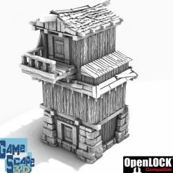 $4.003 Story Timber Frame with Balcony