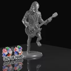 $4.50Angus Young Figure - An ACDC Inspired Model