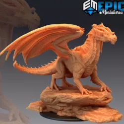 $4.90Ancient Fire Dragon / Classic Mountain Encounter / Red Flame Drake