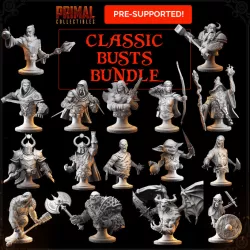 $40.0016 busts - complete bundle - MASTERS OF DUNGEONS QUEST