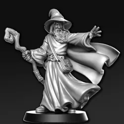 $5.00Amlund Maegon - Wizard - 32mm - DnD -