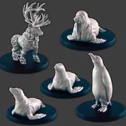 $5.50Arctic Creatures [Support-free]