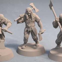 $5.99Acenii Barbarian Axe Warriors (3 unique miniatures)