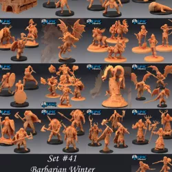 $59.90Barbarian Winter Set / Ice & North Lands Encounter / Frost Creatures / Pre-Supporter