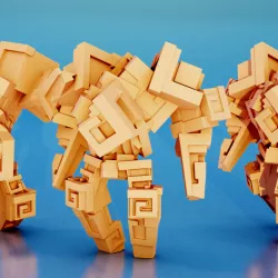 $6.00Bismuth Golem & Bismuthling