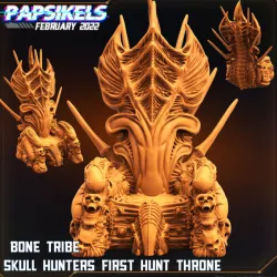 $6.99BONE TRIBE SKULL HUNTERS FIRST HUNT THRONE