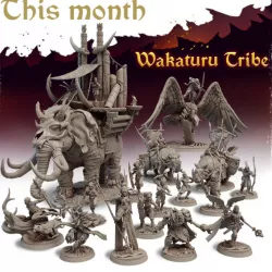 $60.00August 2021 Release - Titan Forge Miniatures - Wakaturu