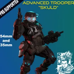 $7.99Advanced Trooper "Skuld" - Dual Version Cyberpunk Bust