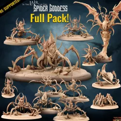 $70.00All In: In the Lair of the Spider Goddess Full Pack! (pre-supported models)