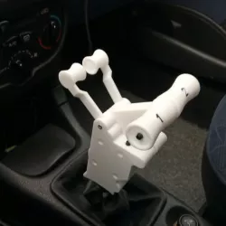 737 throttle lever style shift knob (with thrust reverser)