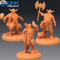$8.90Adventurer Dwarf Set / Dwarven Warrior / Axe Fighter