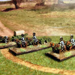 $8.996-15mm Napoleonic Artillery Trains & Wagons+Blender Exporter