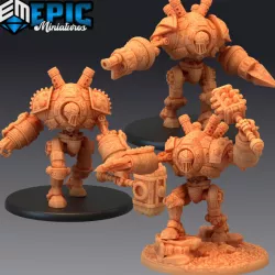 $9.90Battle Armor Set / Mechanical War Construct / Steam Robot