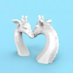 A Giraffe figurine- send a hug/kiss in COVID-19