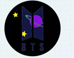 Abstract BTS Coaster