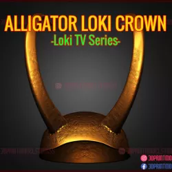 Alligator Loki Helmet - Marvel Cosplay - Halloween Costume