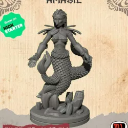 Amabie FREE 3D model Presupported (personal use only)