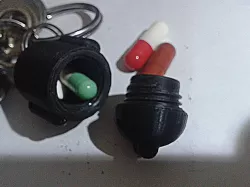 android keychain medicine carrying box