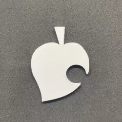 Animal crossing leaf fridge magnet