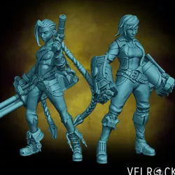 Arcane Jinx and Vi from League of Legends (PRESUPPORTED)