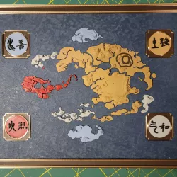 Avatar: The Last Airbender Topographic Map